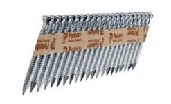 Paslode Fixation Clou En Bande 141188 Clous D'ancrage 4.0 X 50 Ring Galvanisé Tête Ronde (y Compris Les Cartouches De Gaz) 1250 Pcs.