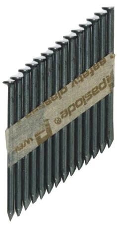 Paslode Fixation Clou En Bande 142016 Clou à Bande 2,8 X 70 Anneau Vierge RounDrive (avec Cartouches De Gaz) 2500 Pcs.