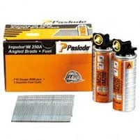 Paslode Fixation Clou De Finition Zingué 395631 AF16 X 38 Mm - Acier Inoxydable Clous De Finition A4 (avec Cartouches De Gaz) 2000 Pcs.