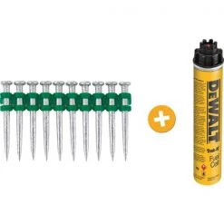 DeWalt Accessoires Clou De Finition Zingué C5 Gaz 15 Mm 800 Pcs 1 Cartouche De Gaz