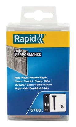 Rapid Clou De Finition No. 8 Brads 15 Mm 5000520 5,700 Pcs.