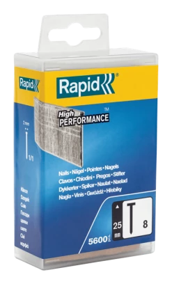 Rapid Clou De Finition No. 8 Brads 25 Mm 5000183 5,000 Pcs.
